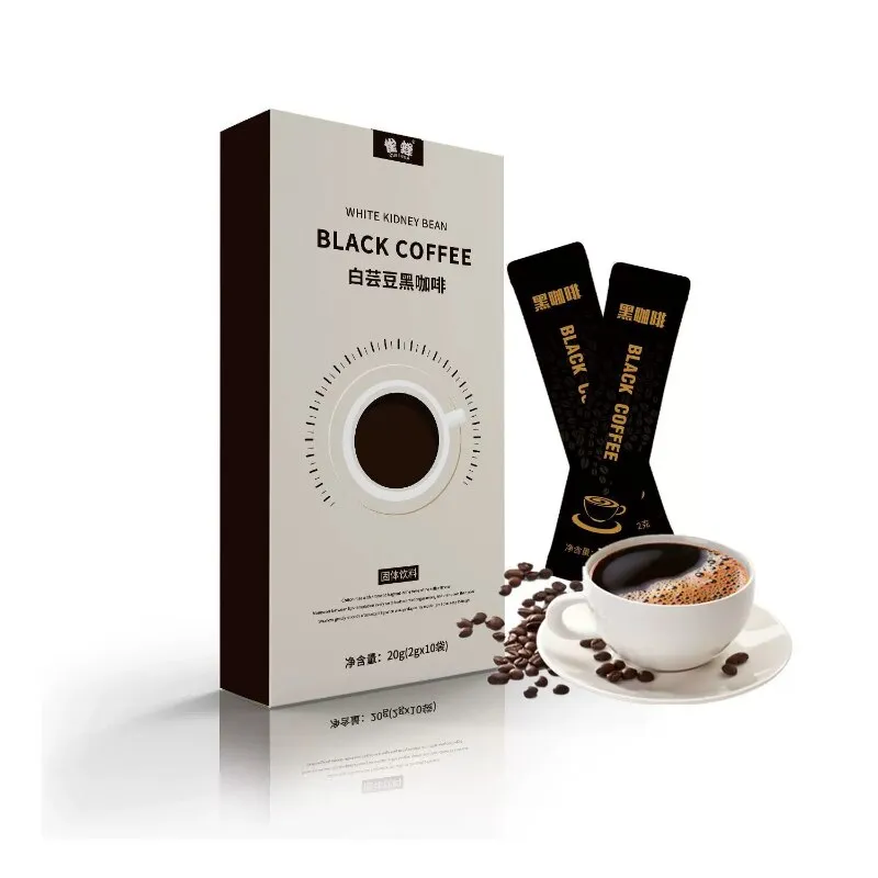 Black Beans Instant Coffee Weight Loss Slimming