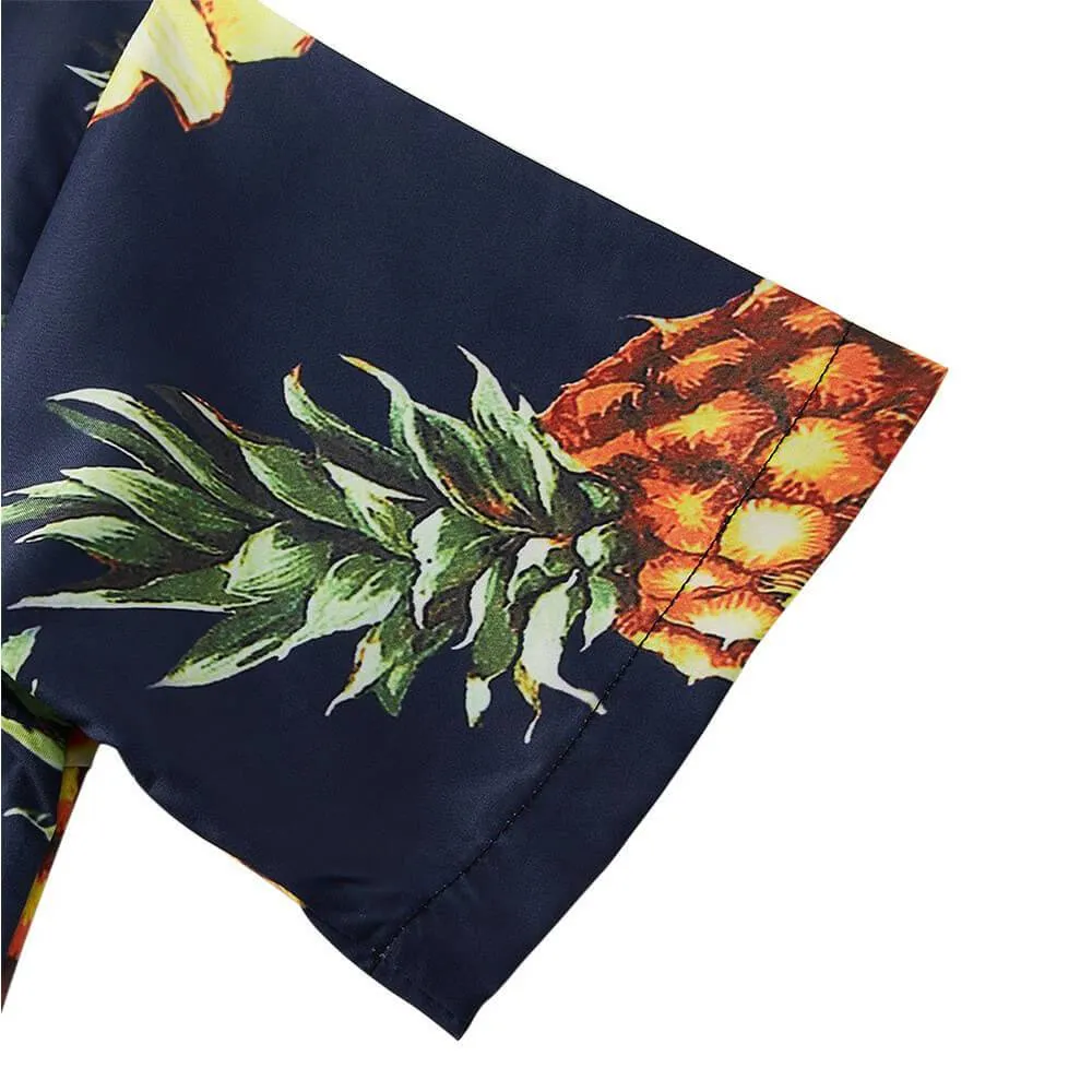 Black Pineapple Funny Hawaiian Shirt