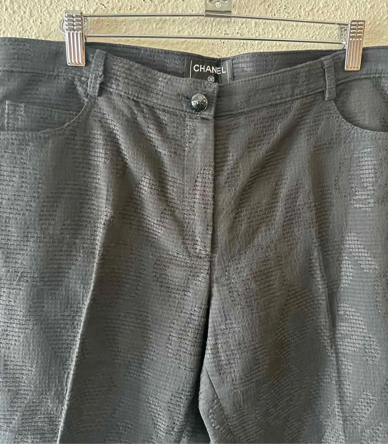 Chanel Black Size 42 Pants