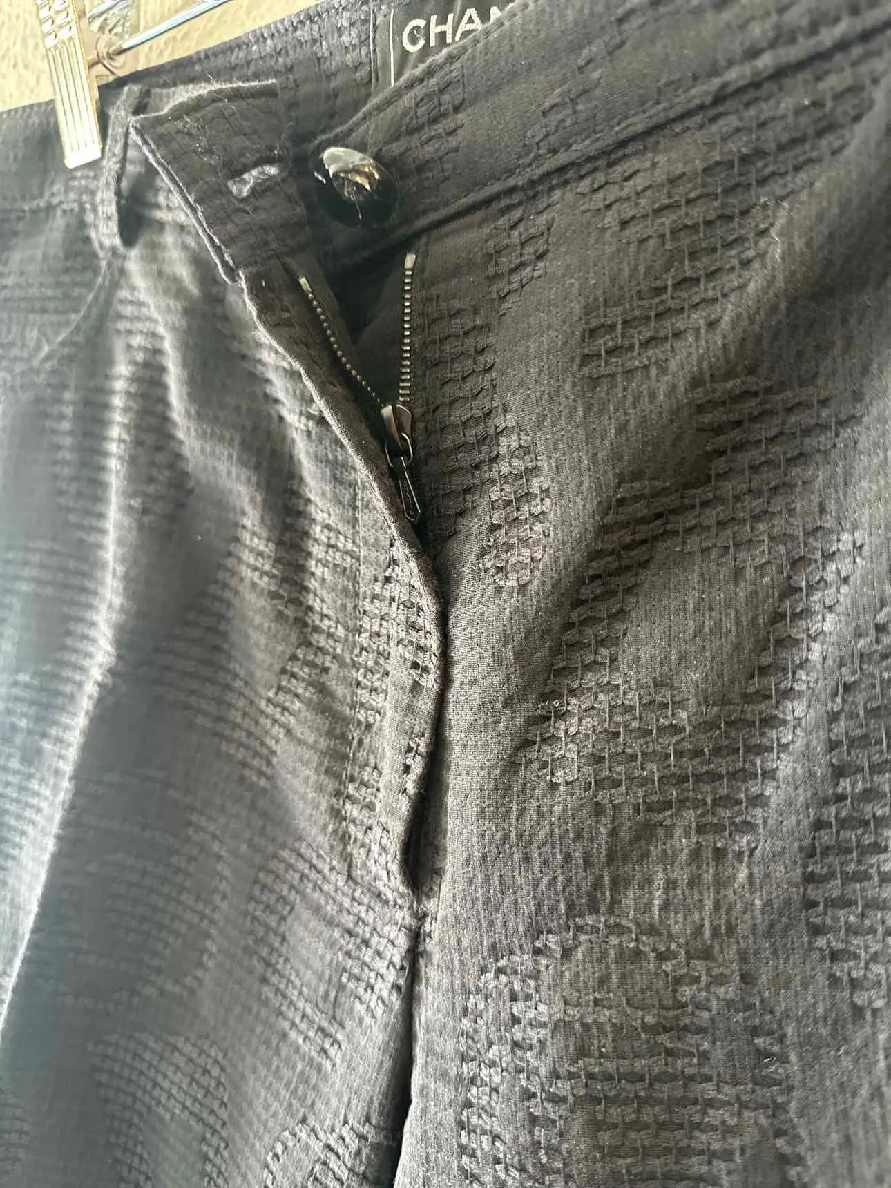 Chanel Black Size 42 Pants