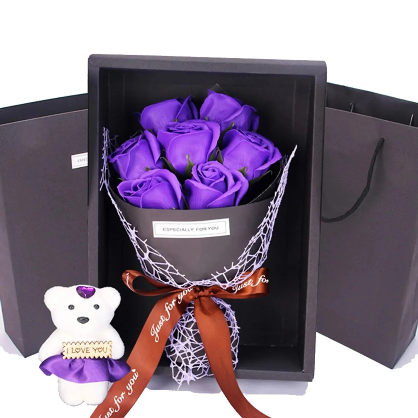 Colorful Elegant Roses Bouquet