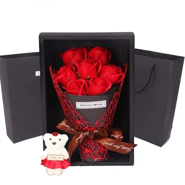 Colorful Elegant Roses Bouquet