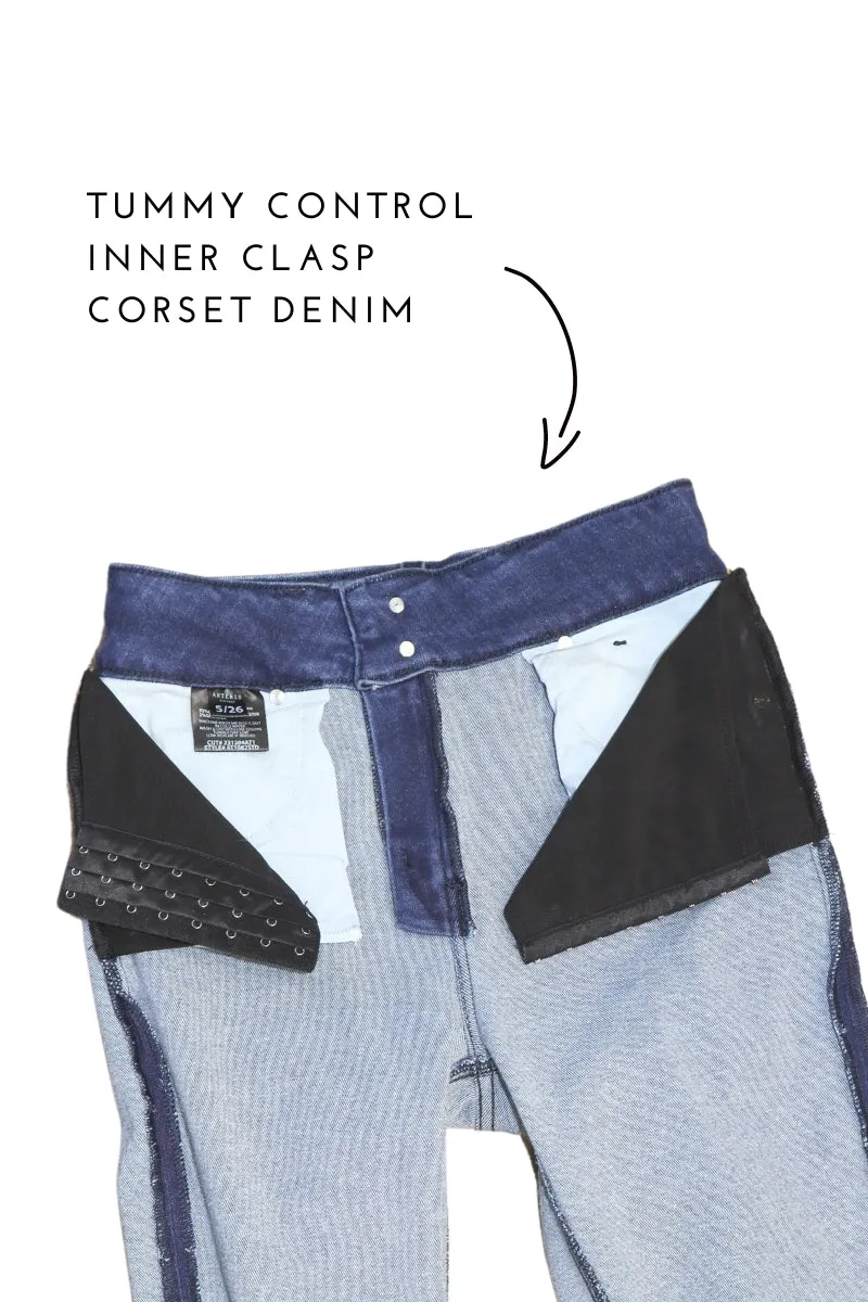Corset ECO Friendly Colle High Rise Crop Flare Jeans