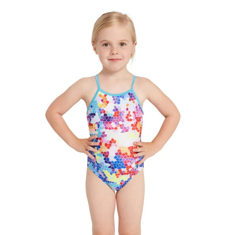 Zoggs Yaroomba Floral Kids GIrls One Piece